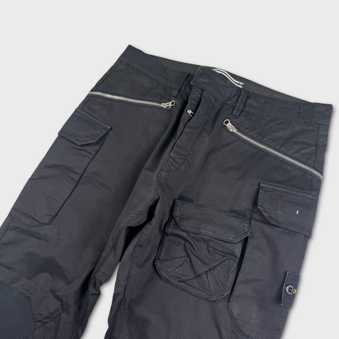 Stone Island Multipocket Black Cargo Pants W31