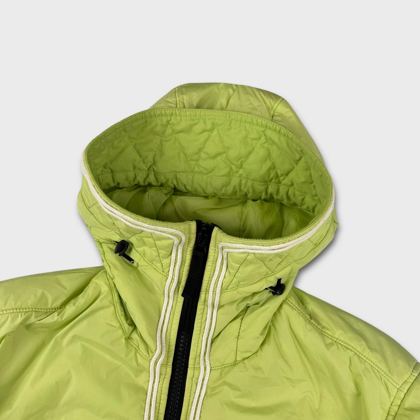 Stone Island Lime Garment Dyed Crinkle Reps NY Jacket BNWT L