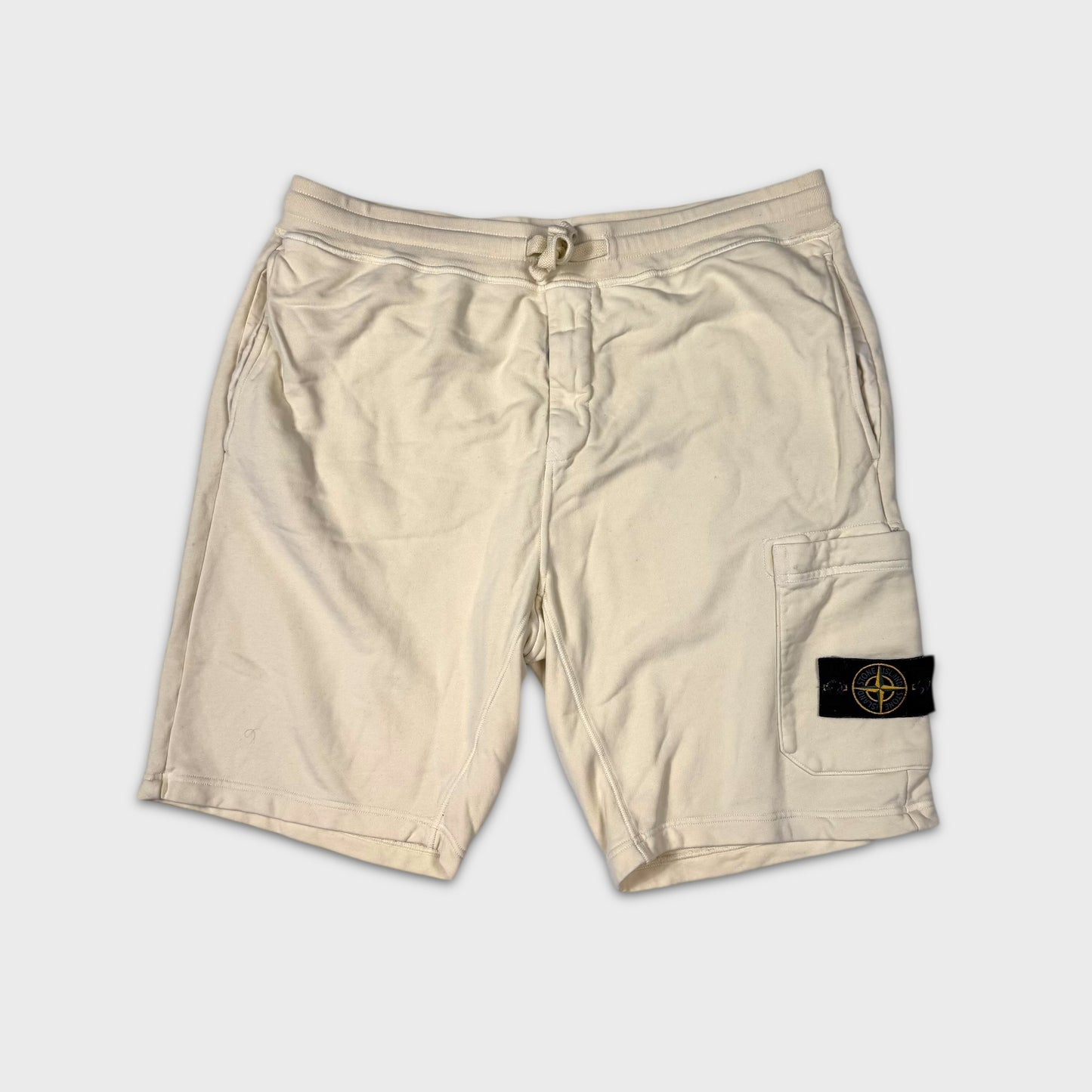 Stone Island Yellow Cotton Shorts XL