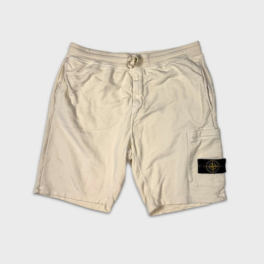 Stone Island Yellow Cotton Shorts XL