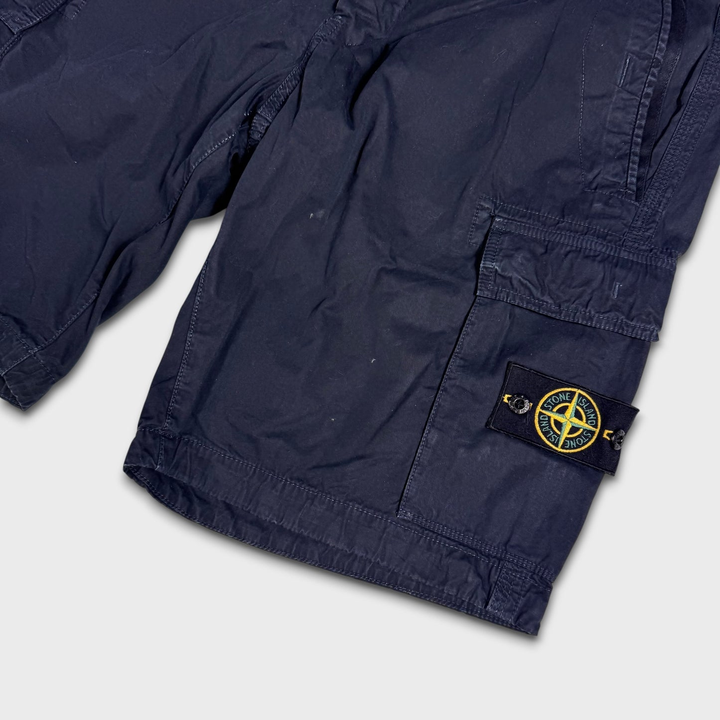 Stone Island Badge Cargo Shorts W38