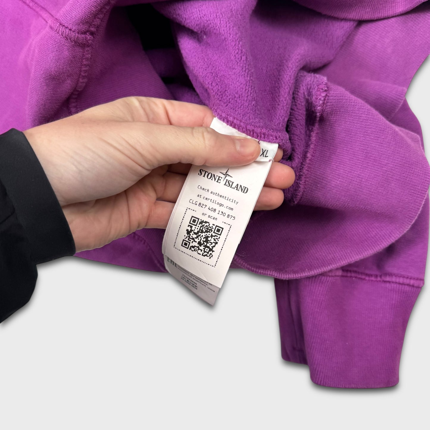 Stone Island Purple Crewneck Sweatshirt XL