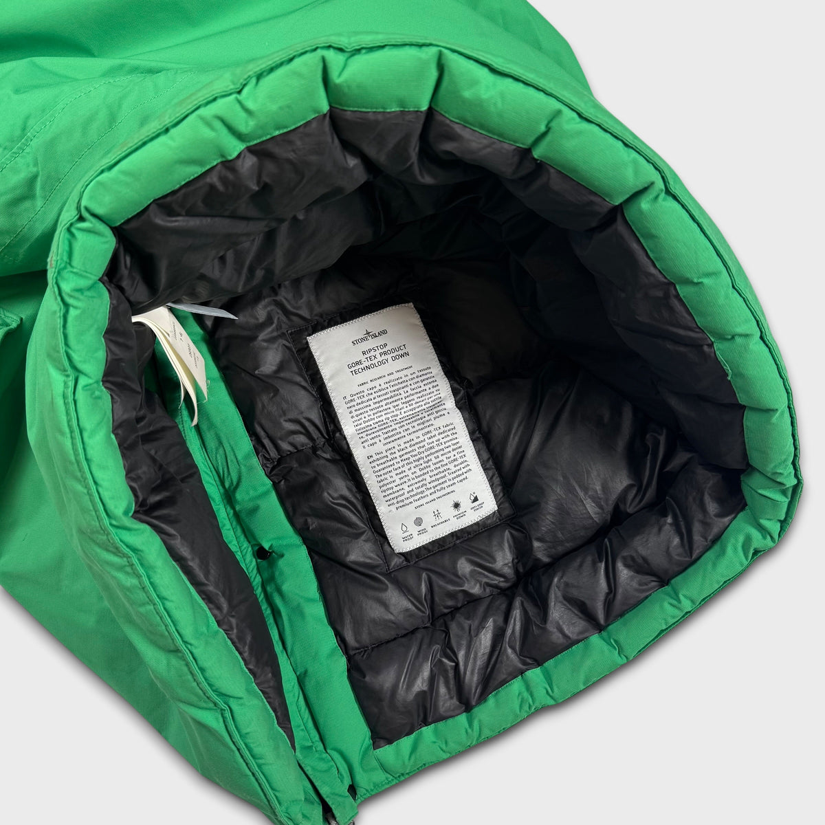 Stone Island Ripstop Goretex Technology Down Jacket L