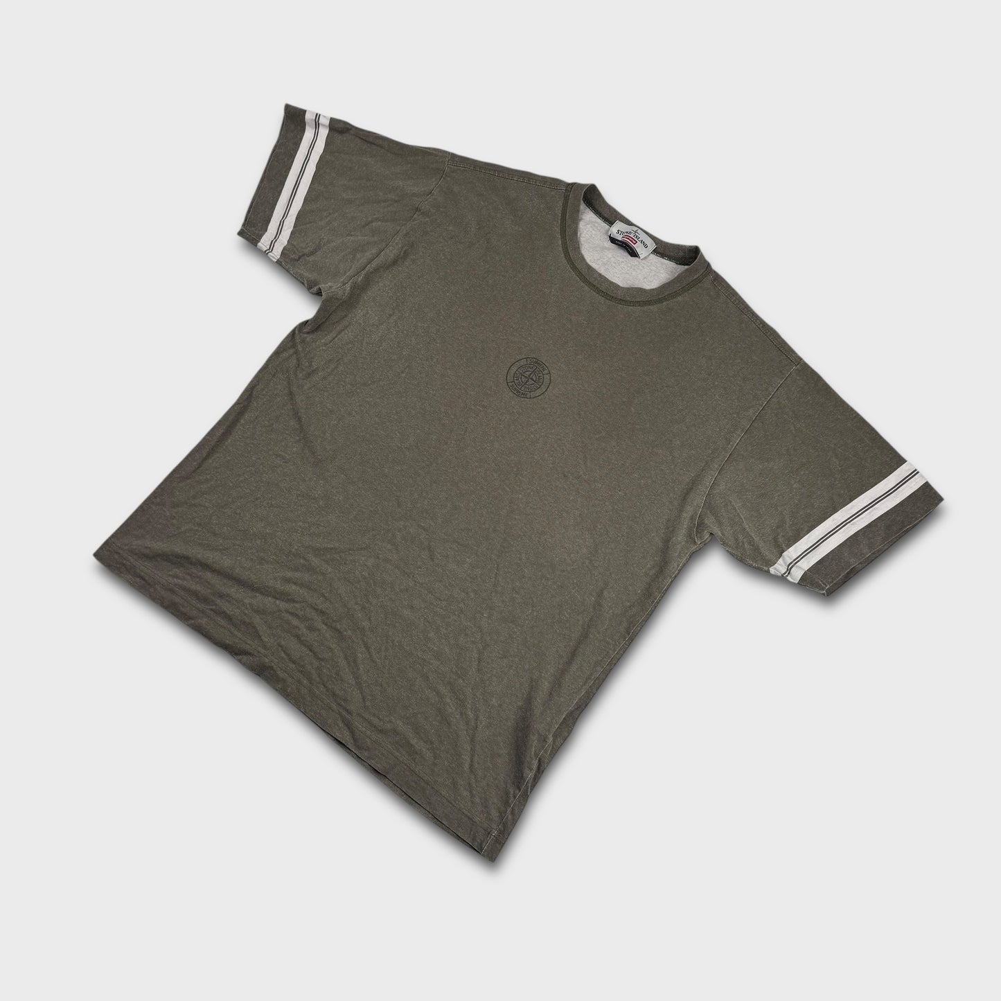 Stone Island x Supreme Olive Compass T-Shirt L