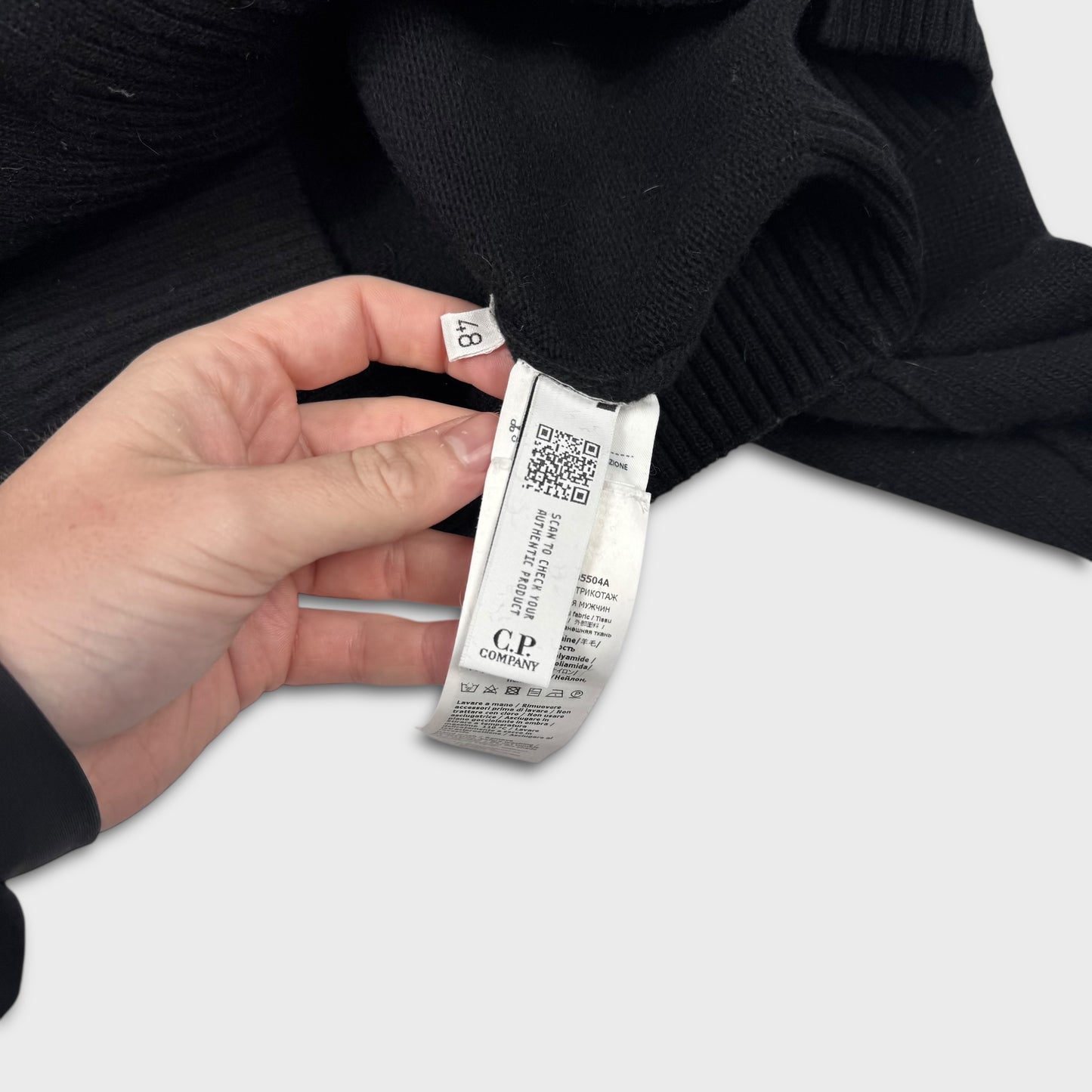 CP Company Mockneck Lens Knit M