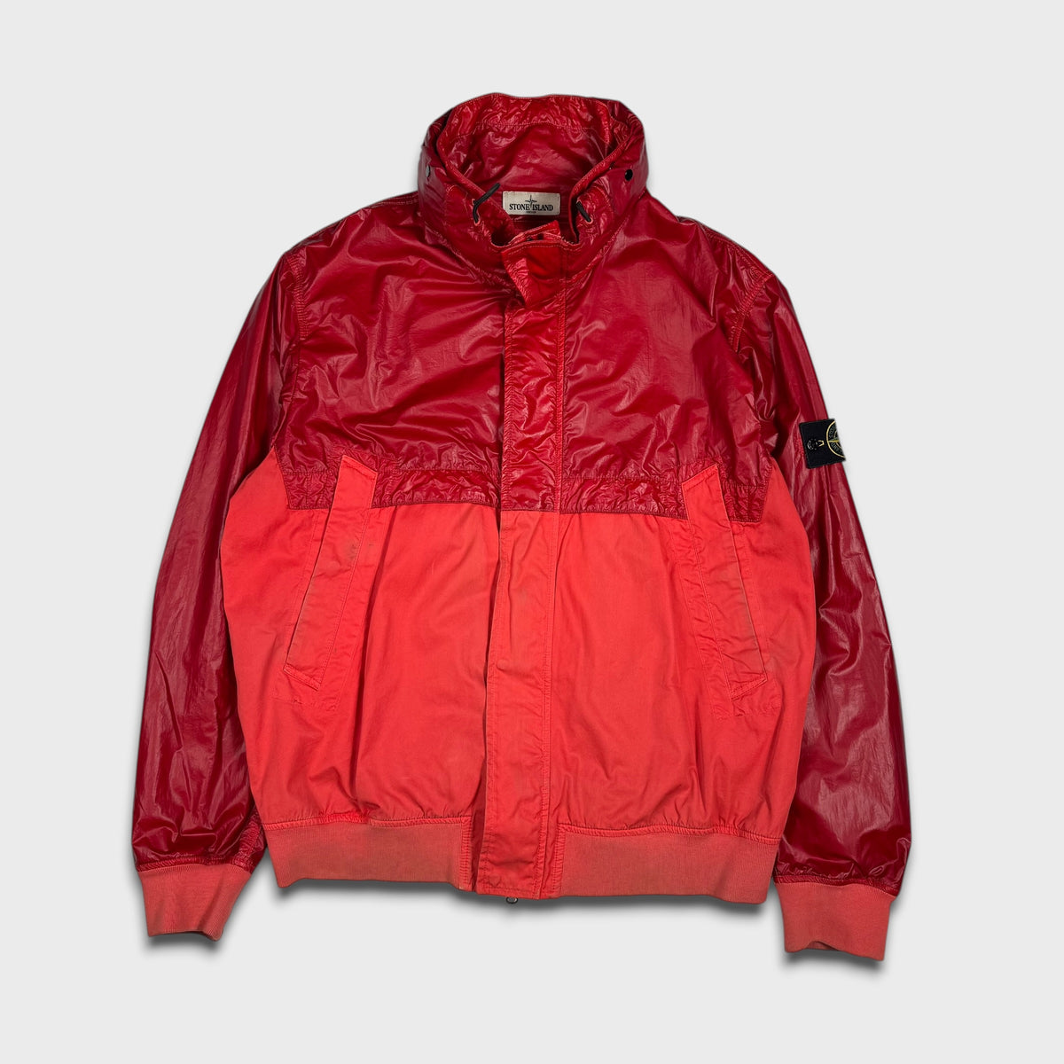 Stone Island Two-Tone Glass / Batavia Hooded Jacket 3XL