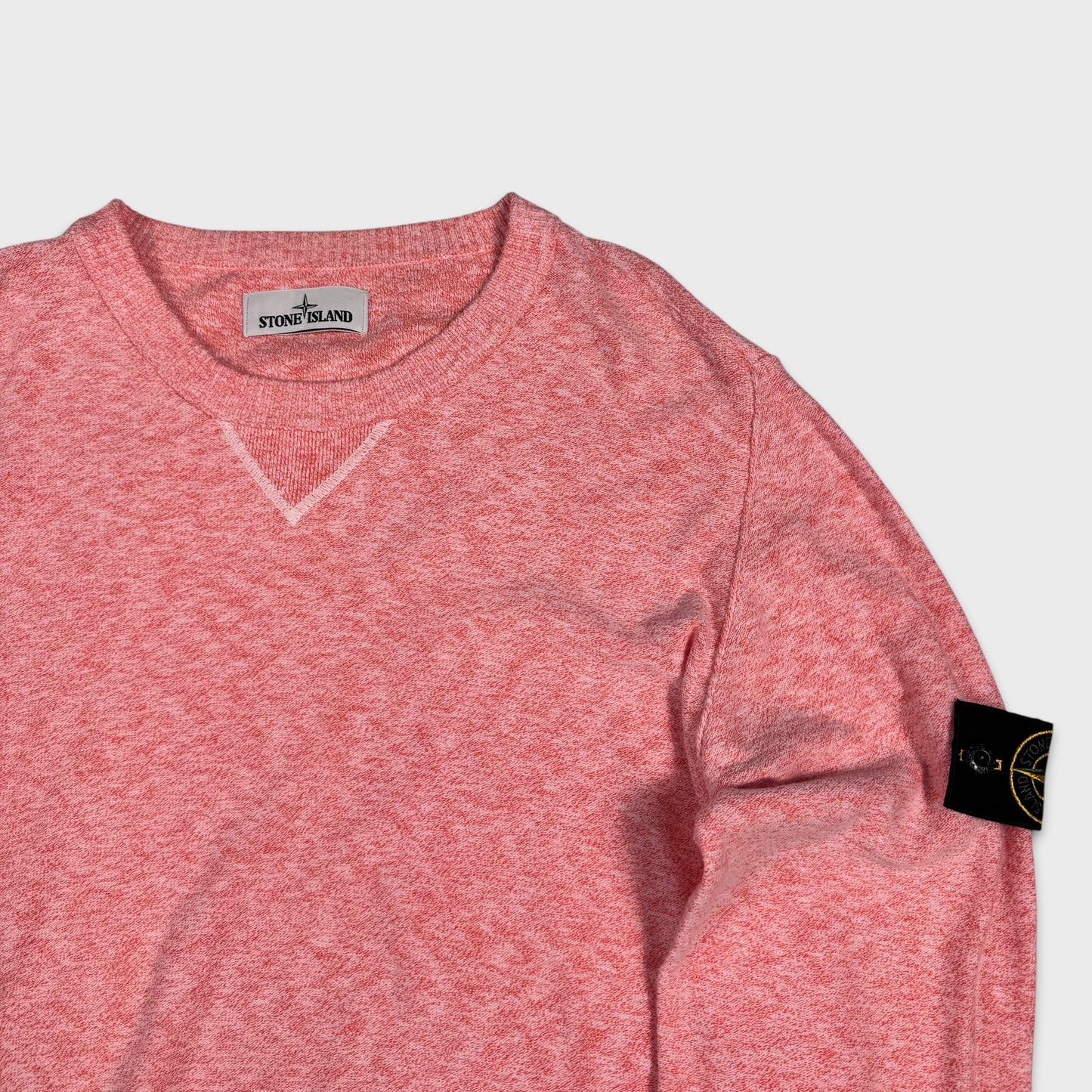 Stone Island Salmon Lightweight Knit XL