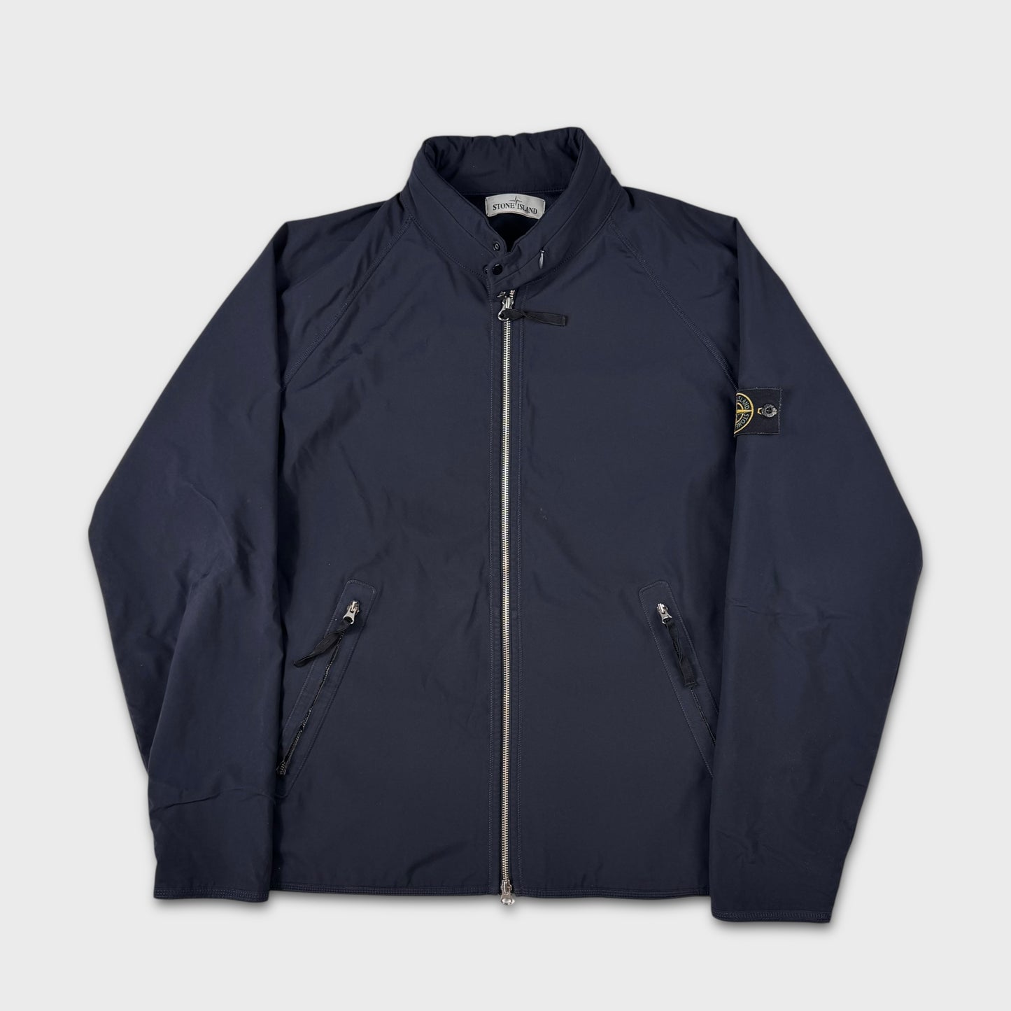 Stone Island Navy Light Soft Shell-R Jacket XXL