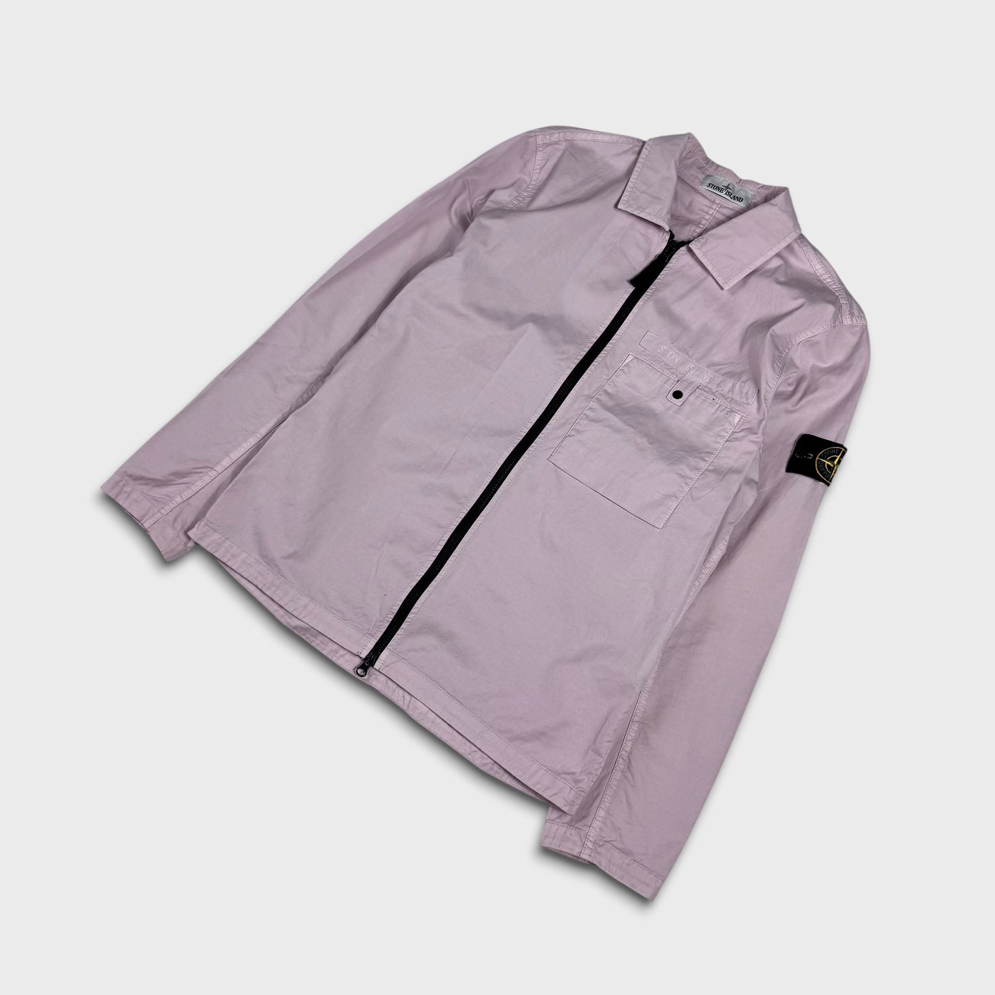 Stone Island Baby Pink Overshirt Jacket M