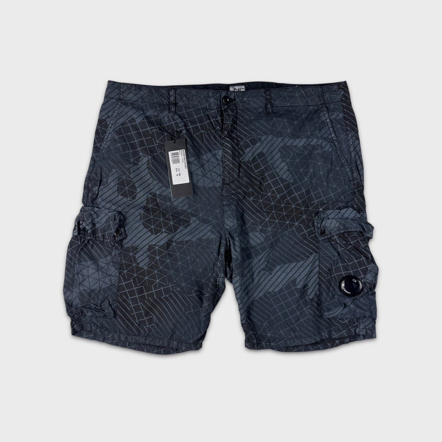CP Company Navy Pattern Cargo Shorts 3XL NEW