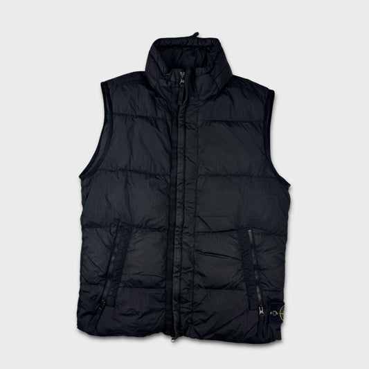 Stone Island Garment Dyed Crinkle Reps Gilet M