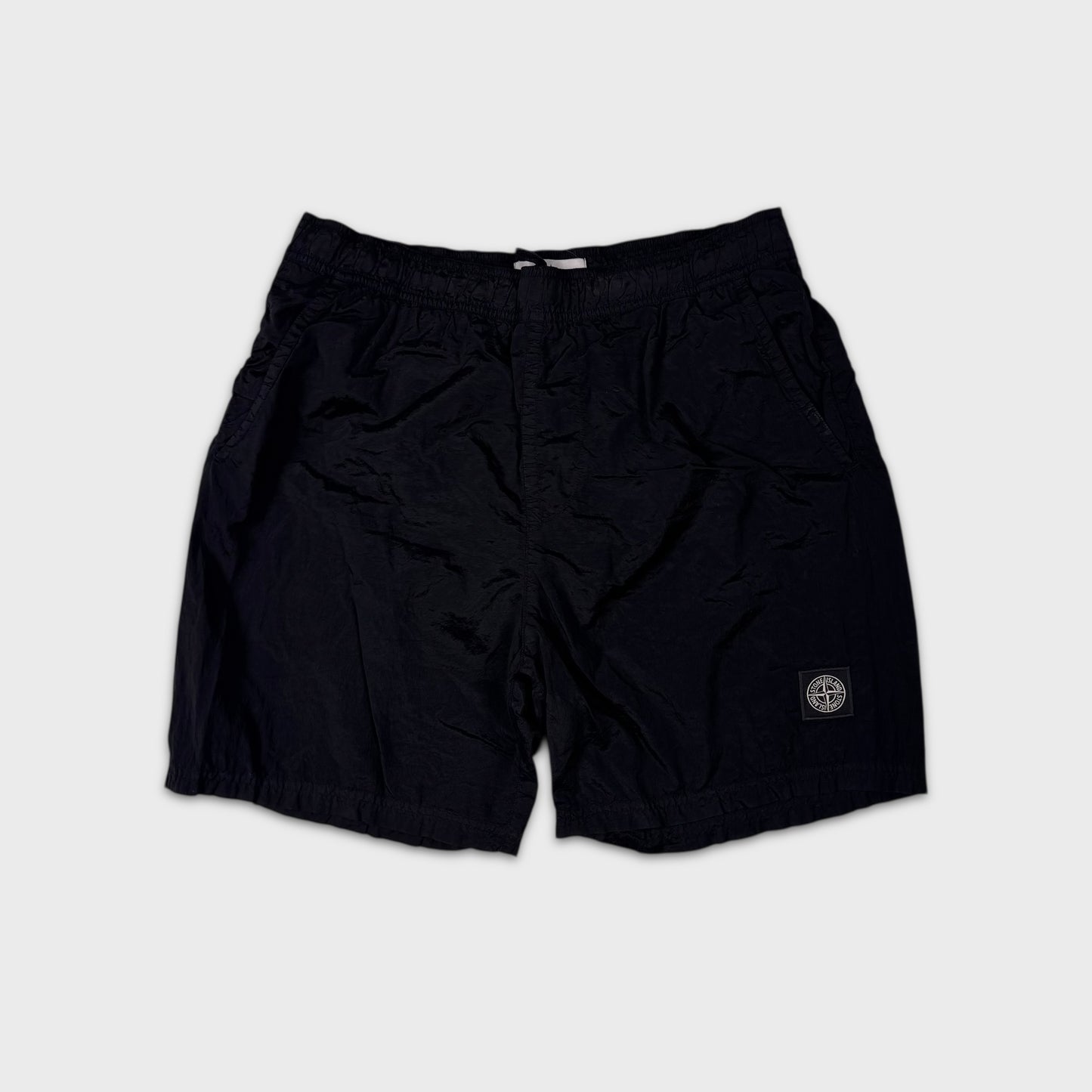 Stone Island Black Nylon Metal Shorts M