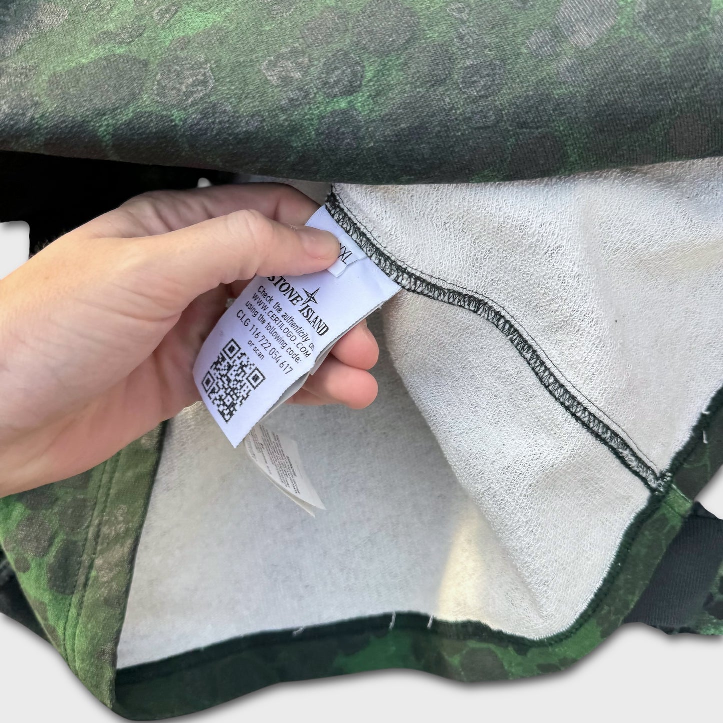 Stone Island Alligator Camo Crew + Shorts Set XXL / W36