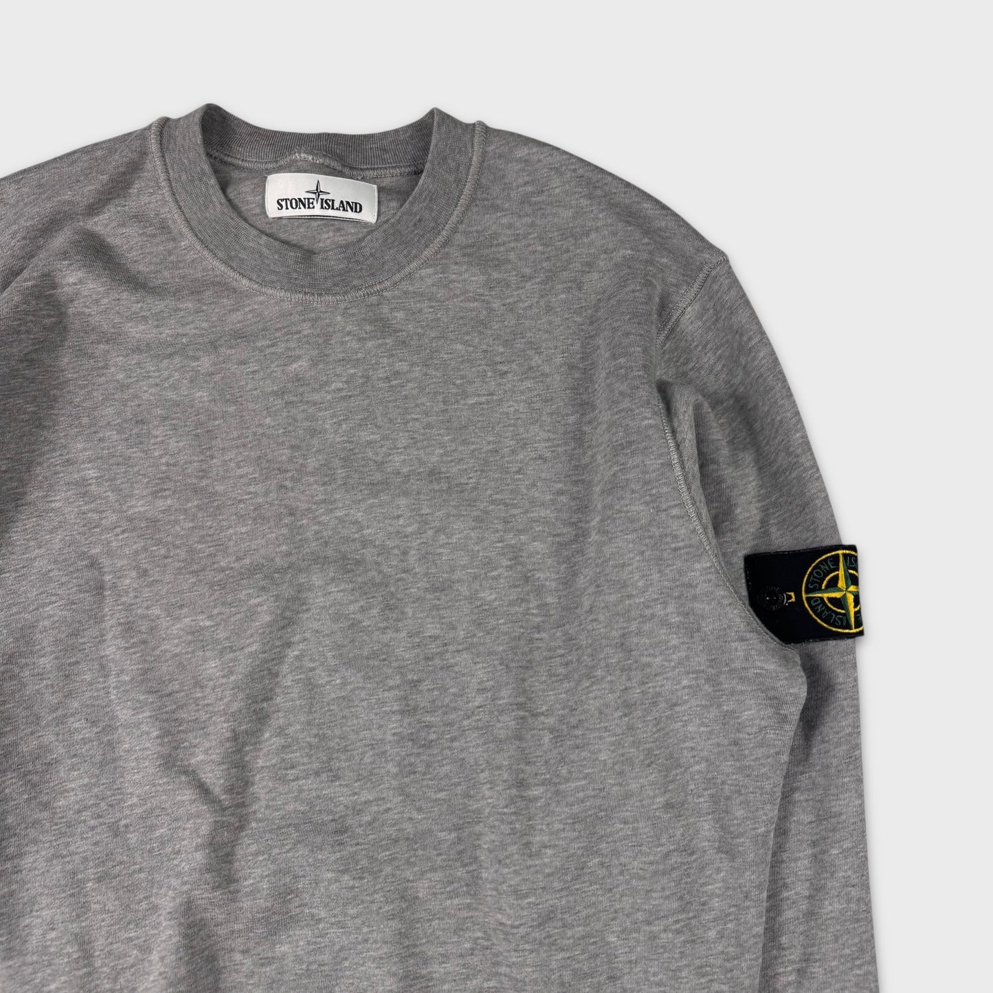 Stone Island Grey Crewneck Sweatshirt M