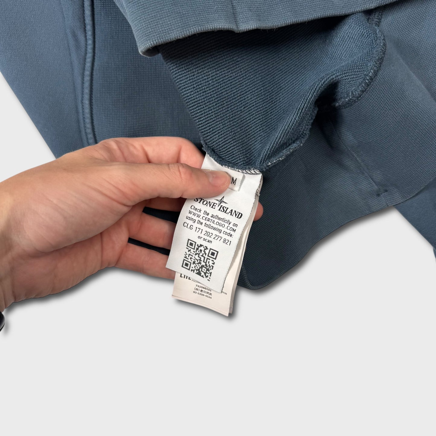 Stone Island Navy Stellina Hoodie M