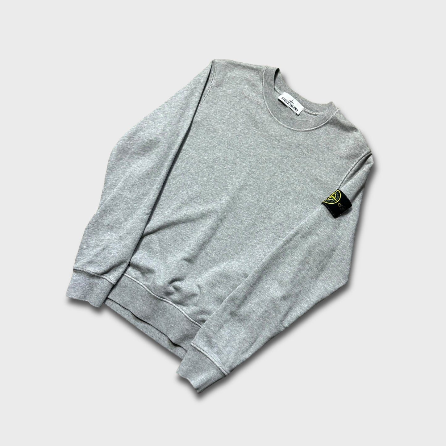 Stone Island Grey Crewneck Sweatshirt S