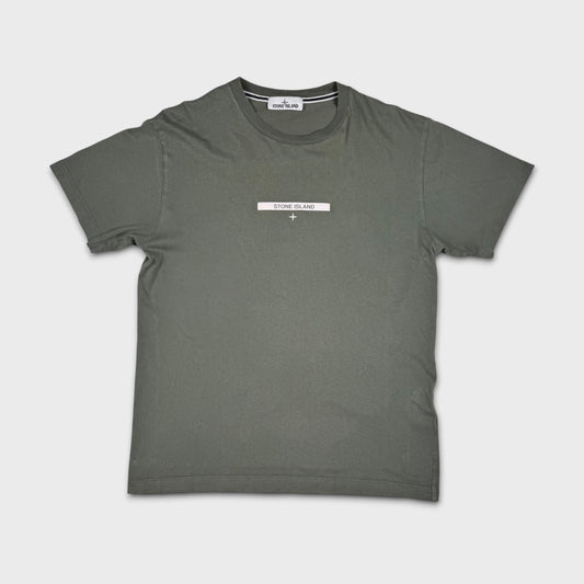 Stone Island Olive Graphic T-Shirt L