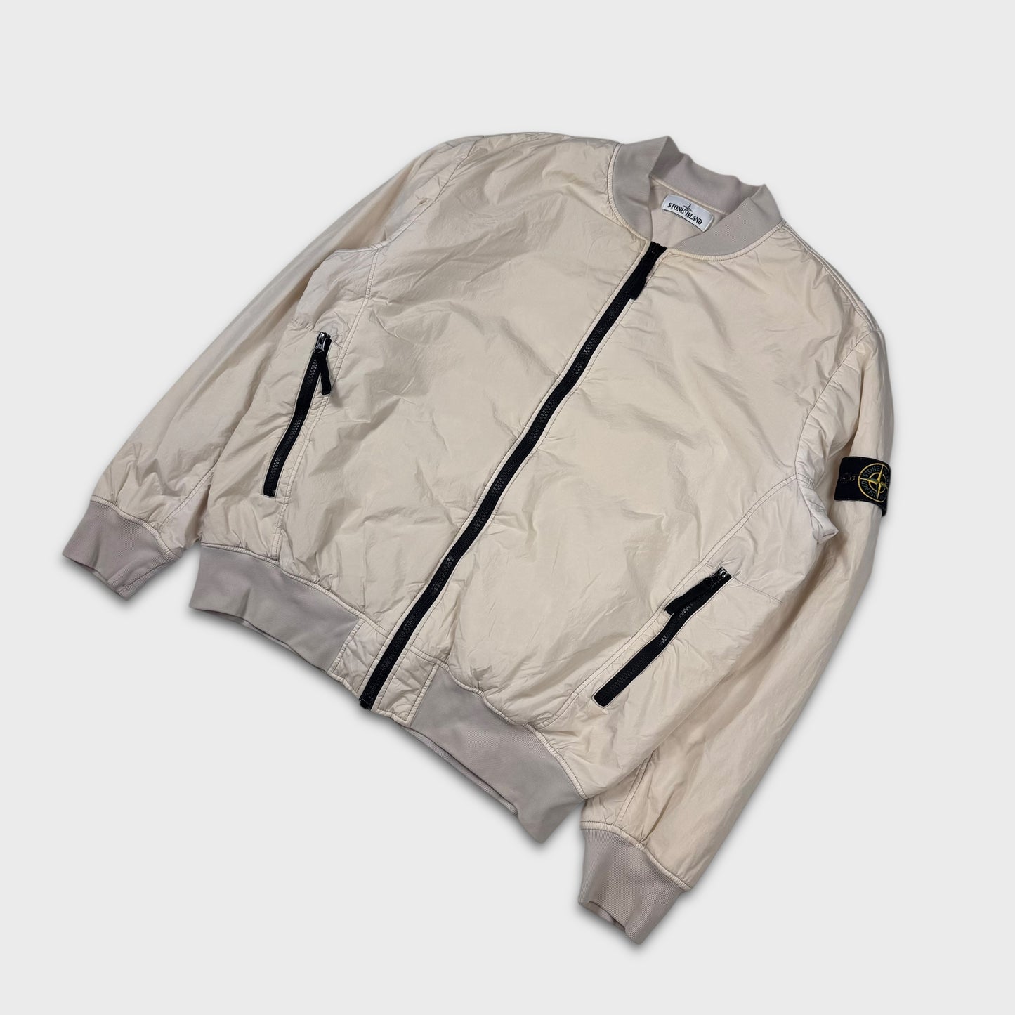 Stone Island Crinkle Reps NY Puffa Bomber Jacket 3XL