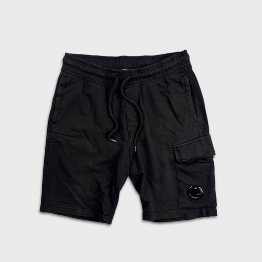 CP Company Charcoal Grey Lens Cotton Shorts S