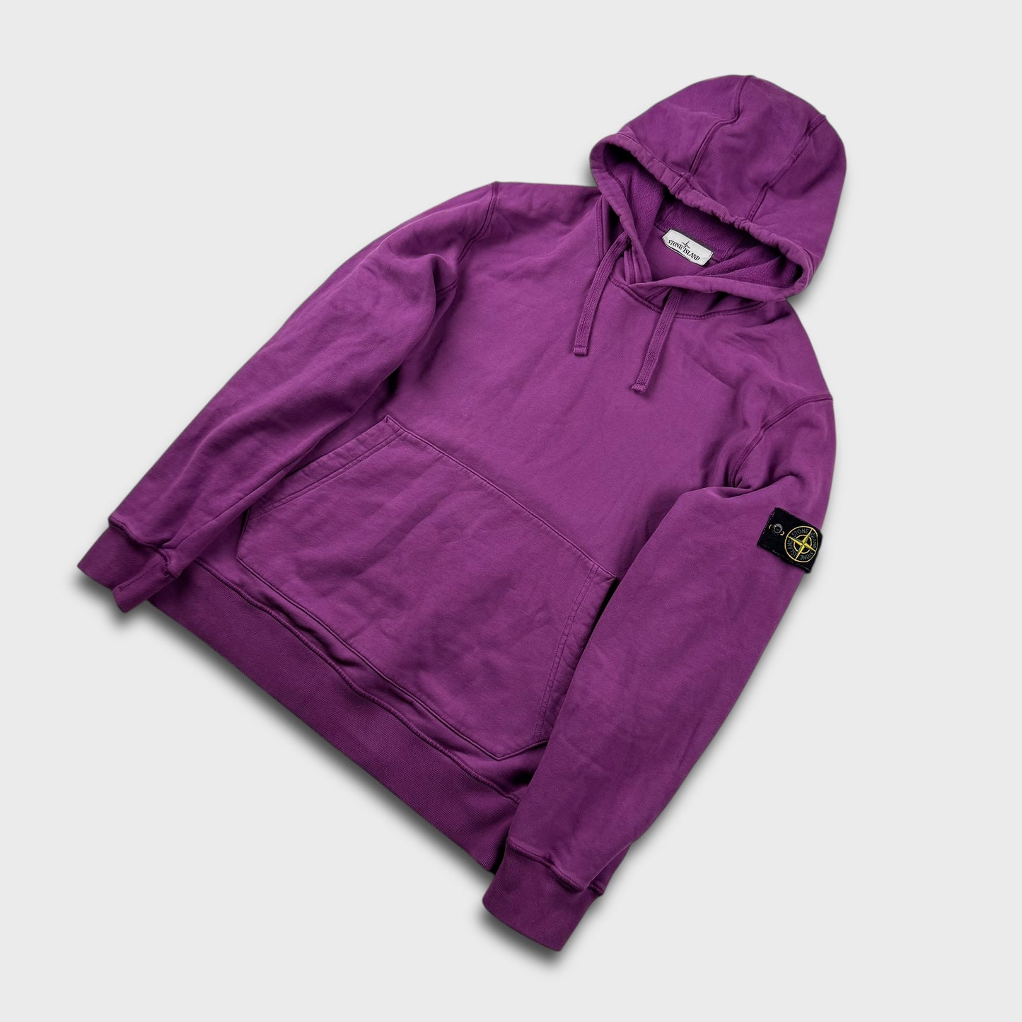 Stone Island Purple Pullover Hoodie XL