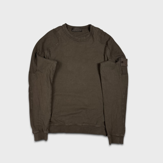 Stone Island Green Ghost Crewneck S