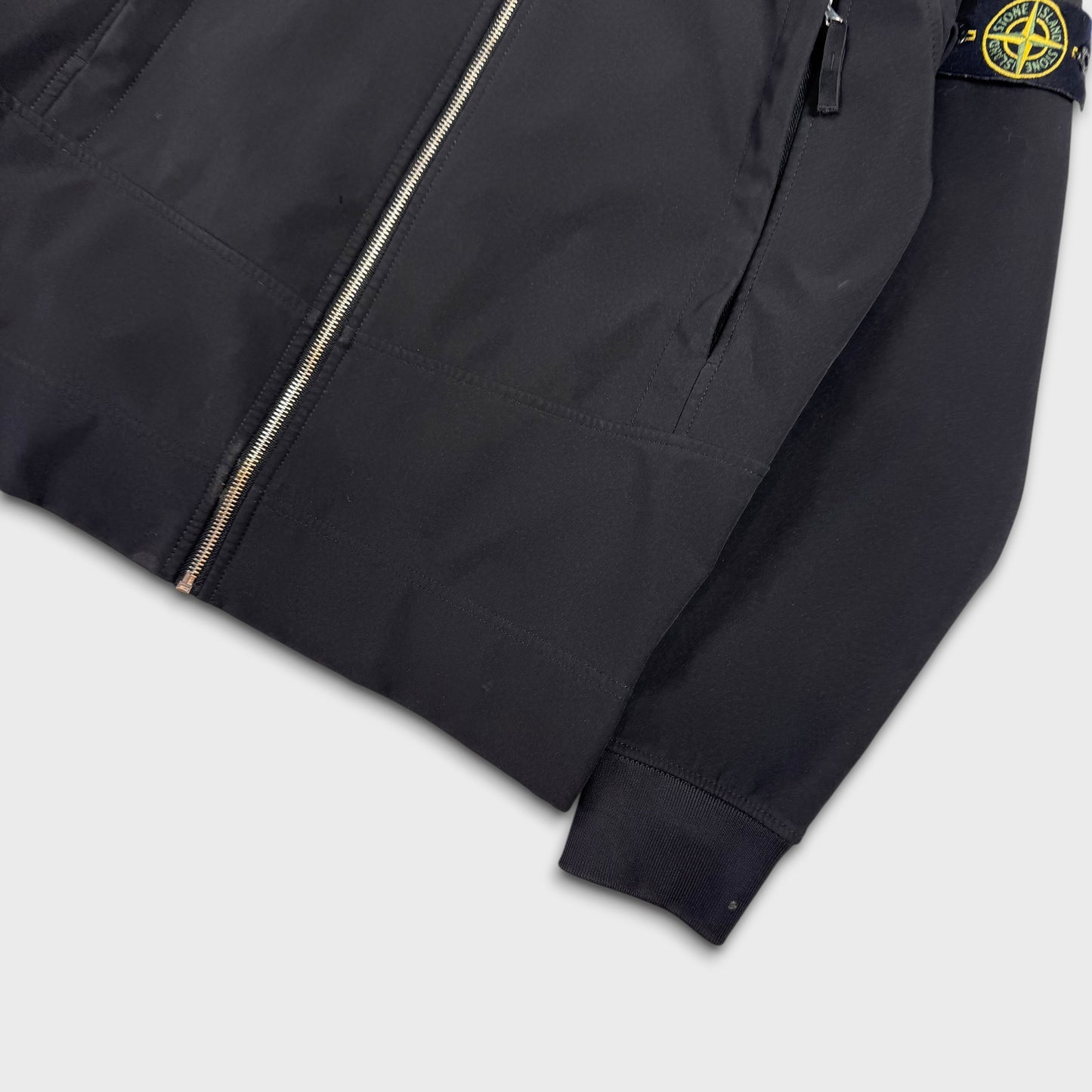 Stone Island Black Soft Shell-R Jacket M