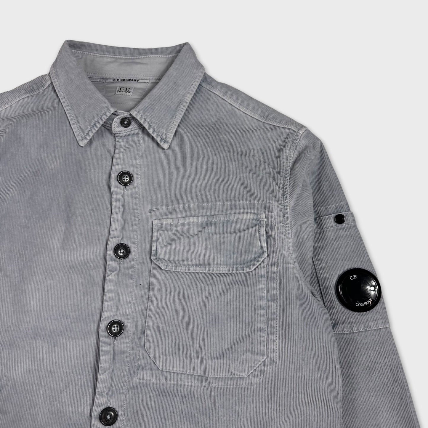 CP Company Baby Blue Cord Overshirt S