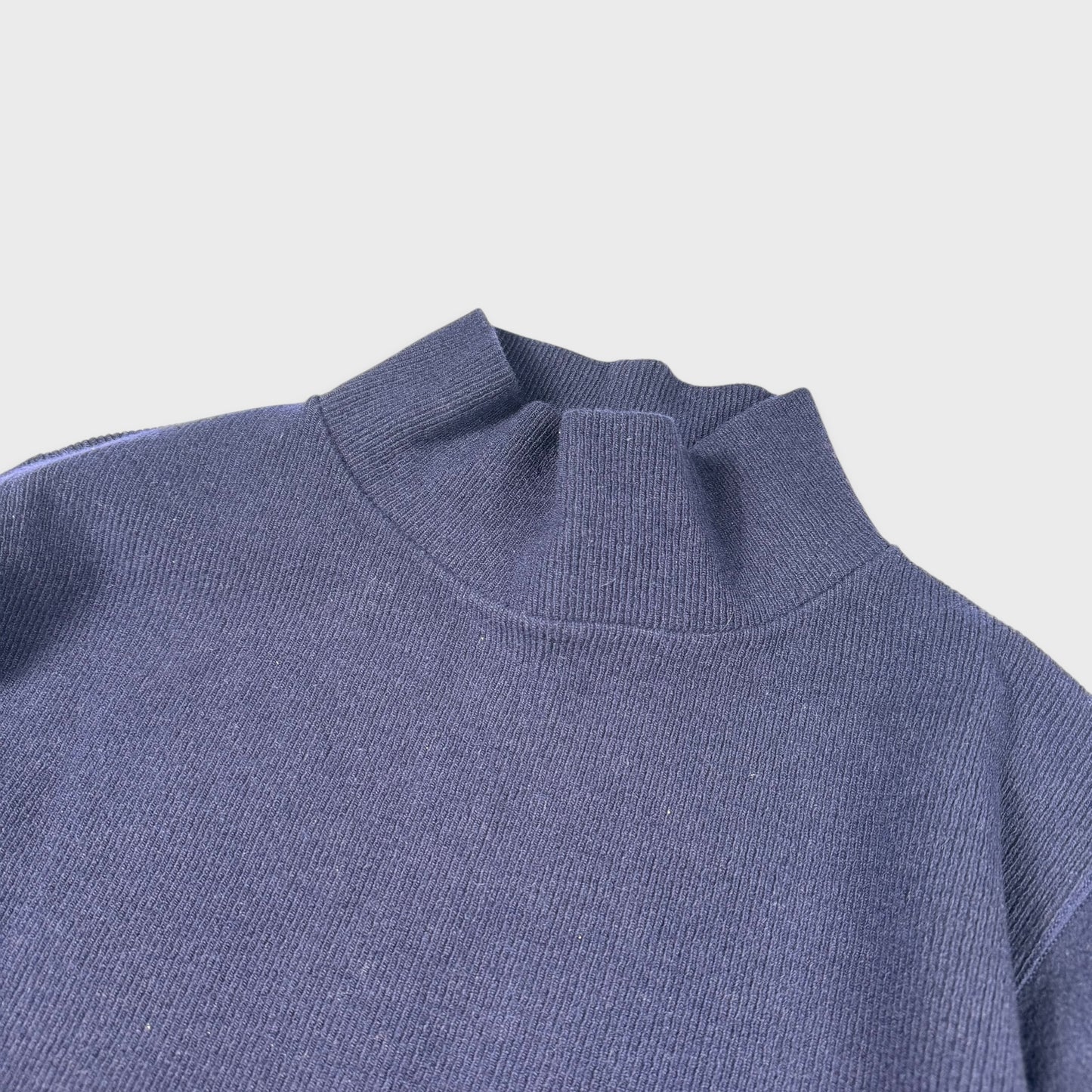 Stone Island AW97 Green Edge Ribbed Knit XXL