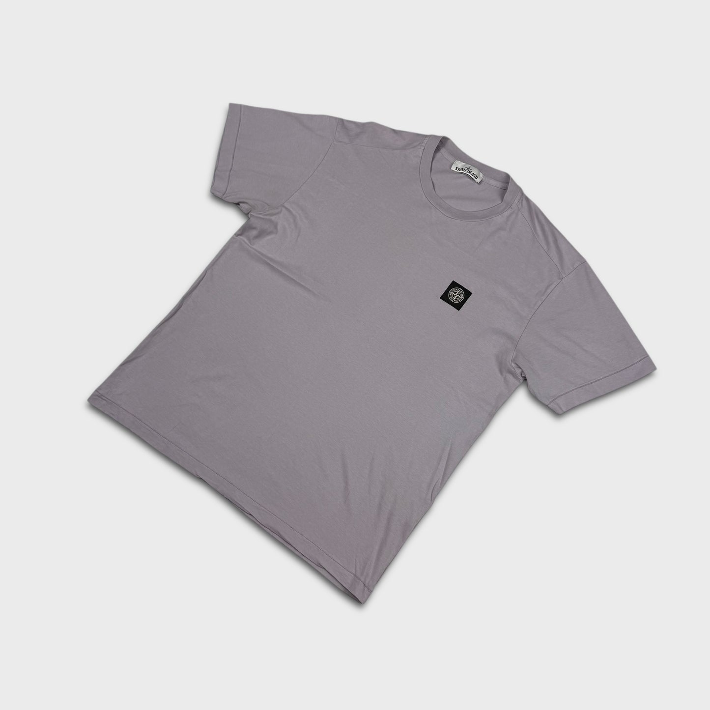 Stone Island Lavender Compass Logo T-Shirt XL