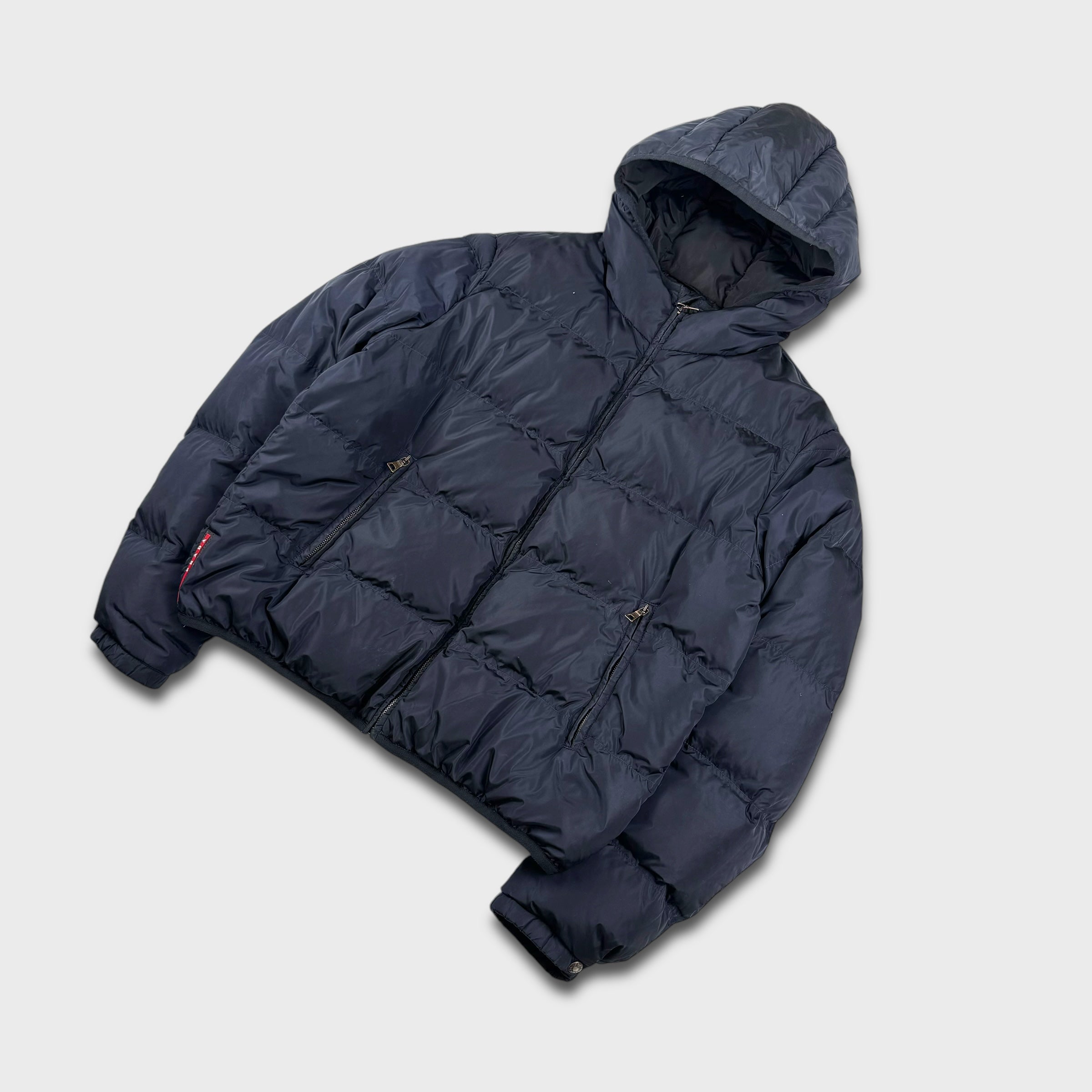 Prada Ski Sport Navy Down Jacket L ArchiveJoy