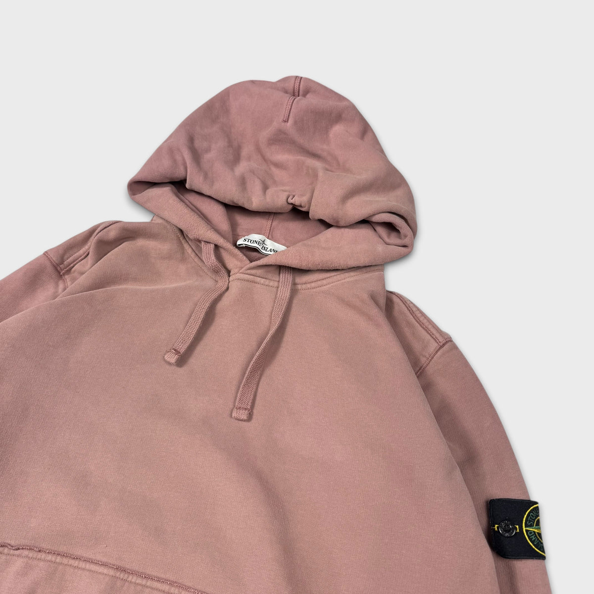Stone Island Pink Pullover Hoodie 3XL