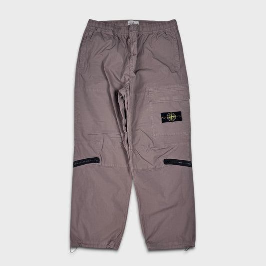 Stone Island Baggy Cotton Ripstop Cargo Pants W36