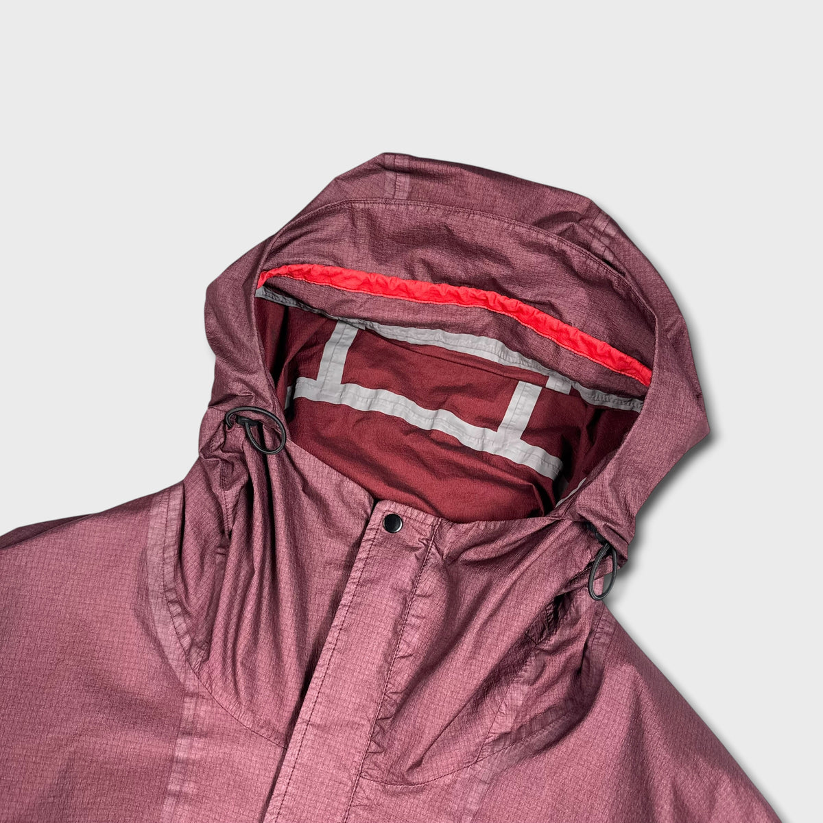 CP Company Burgundy Taped Seam Goretex G-Type Jacket 3XL