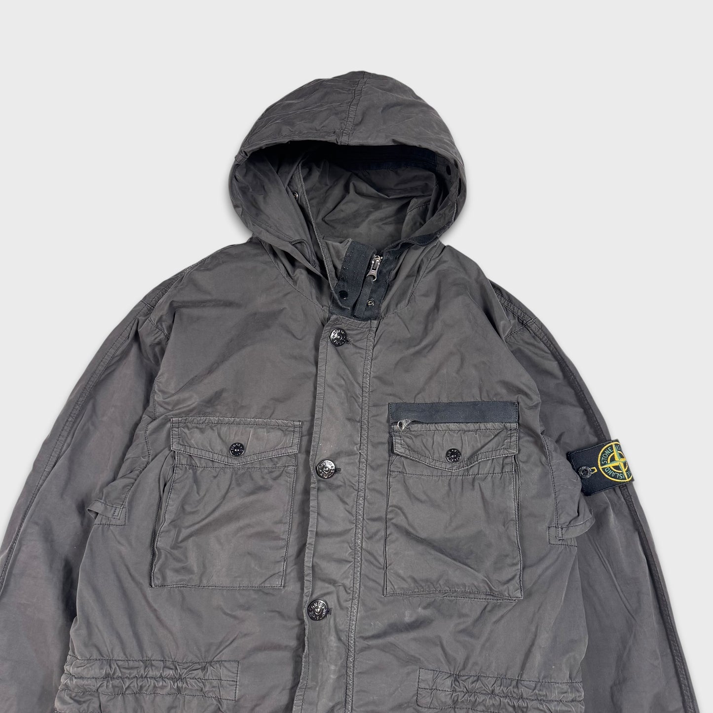 Stone Island Charcoal David Light-TC Jacket L