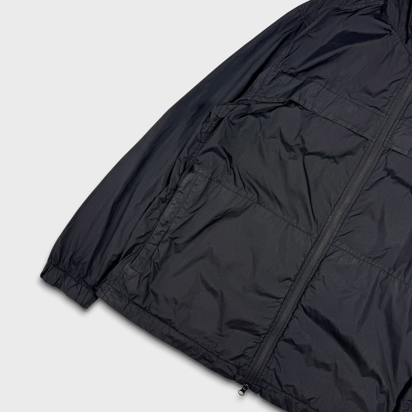 Stone Island Garment Dyed Crinkle Reps R-NY Hooded Jacket XXL