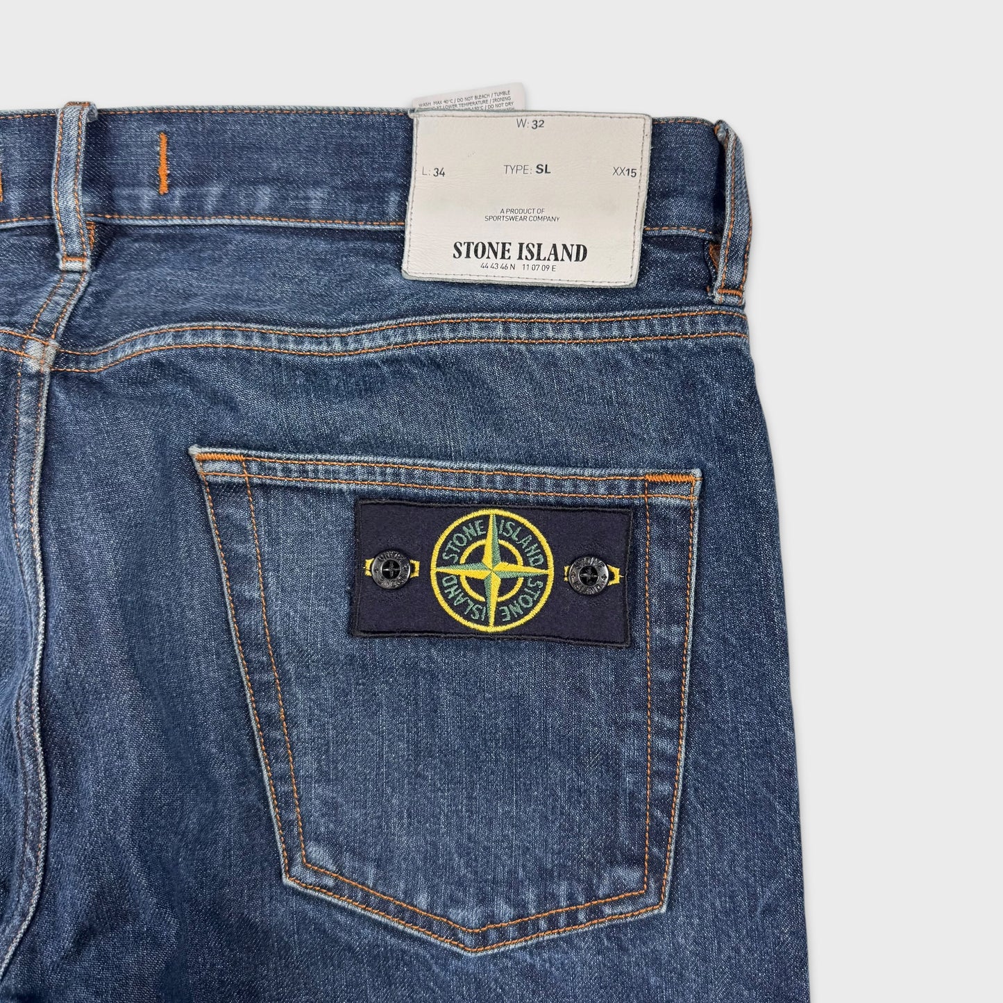 Stone Island Dark Blue Denim Jeans W32