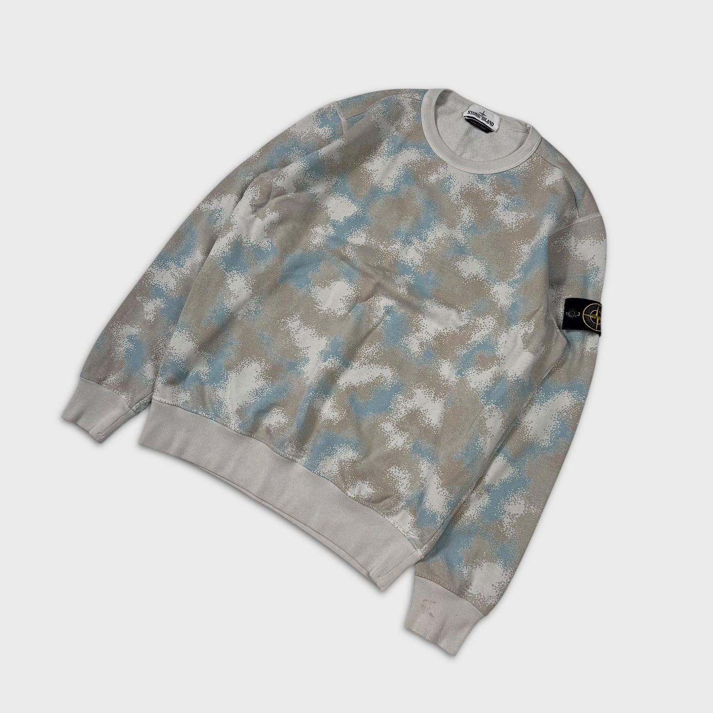 Stone Island Camo Crewneck Sweatshirt XL