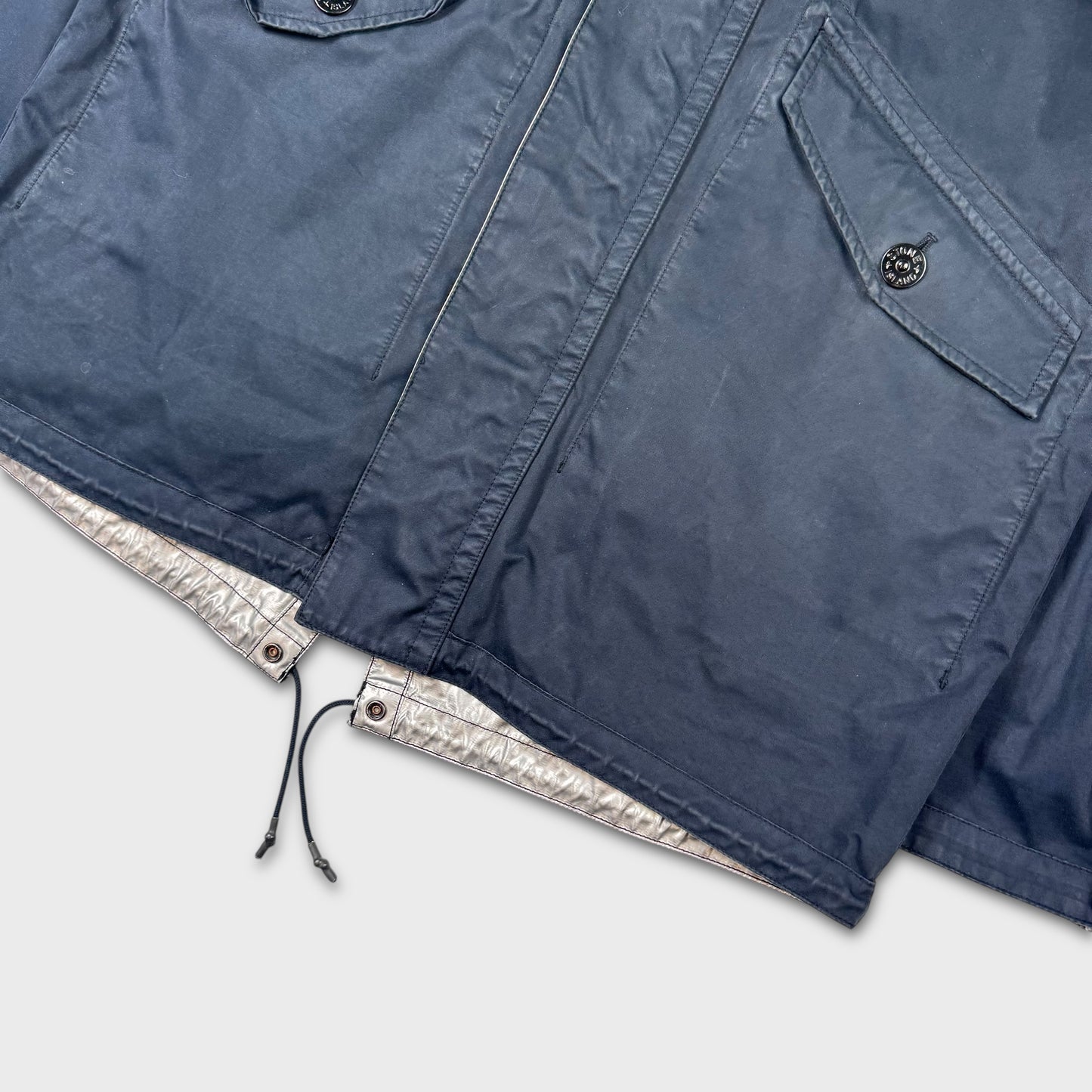Stone Island Reversible Spaceman Raso Gommato Jacket XL