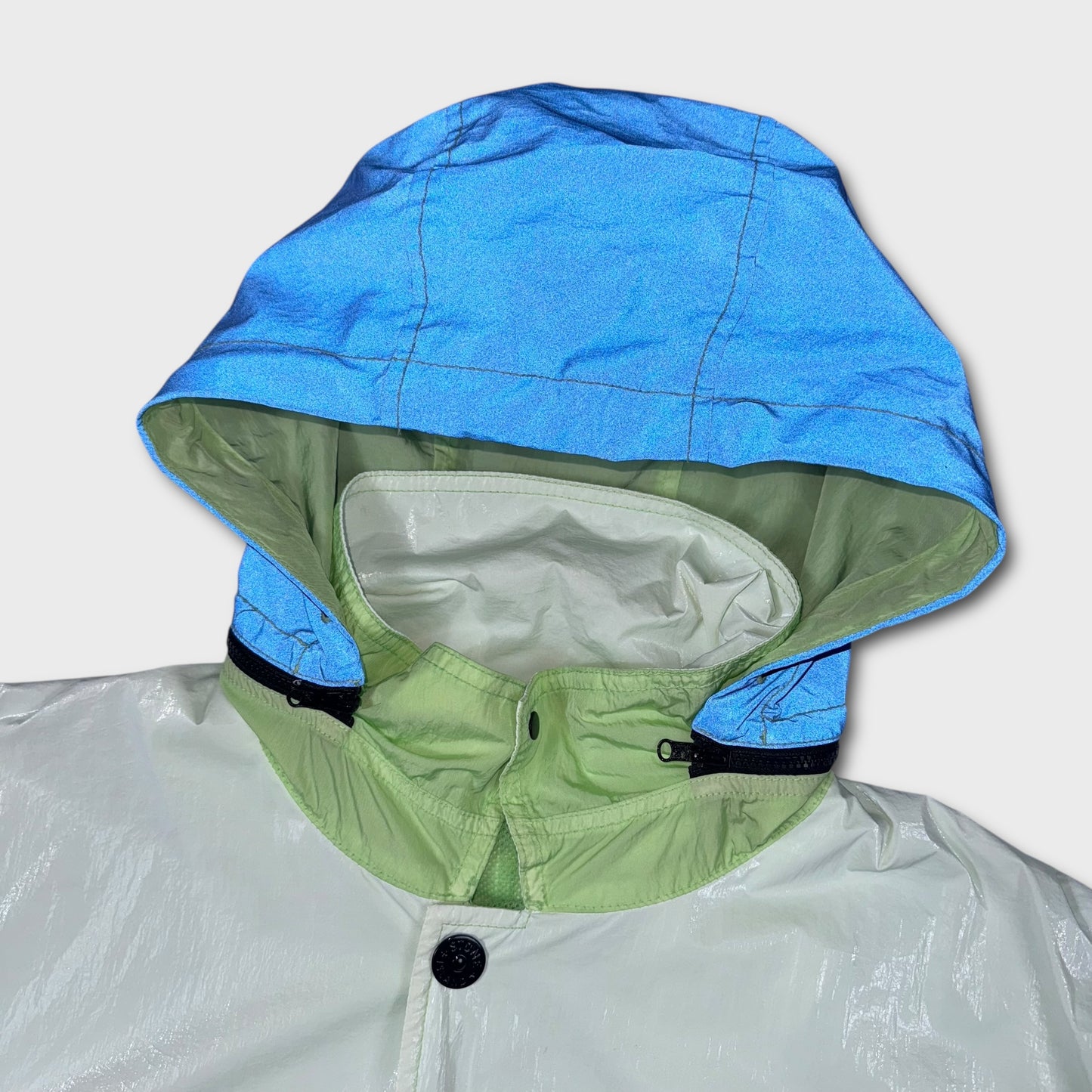 Stone Island Reflective Marina Ripstop Prismatico Jacket L