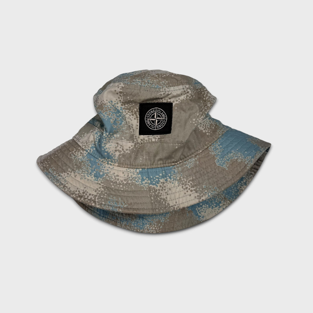 Stone Island Devore Camo Bucket Hat XL