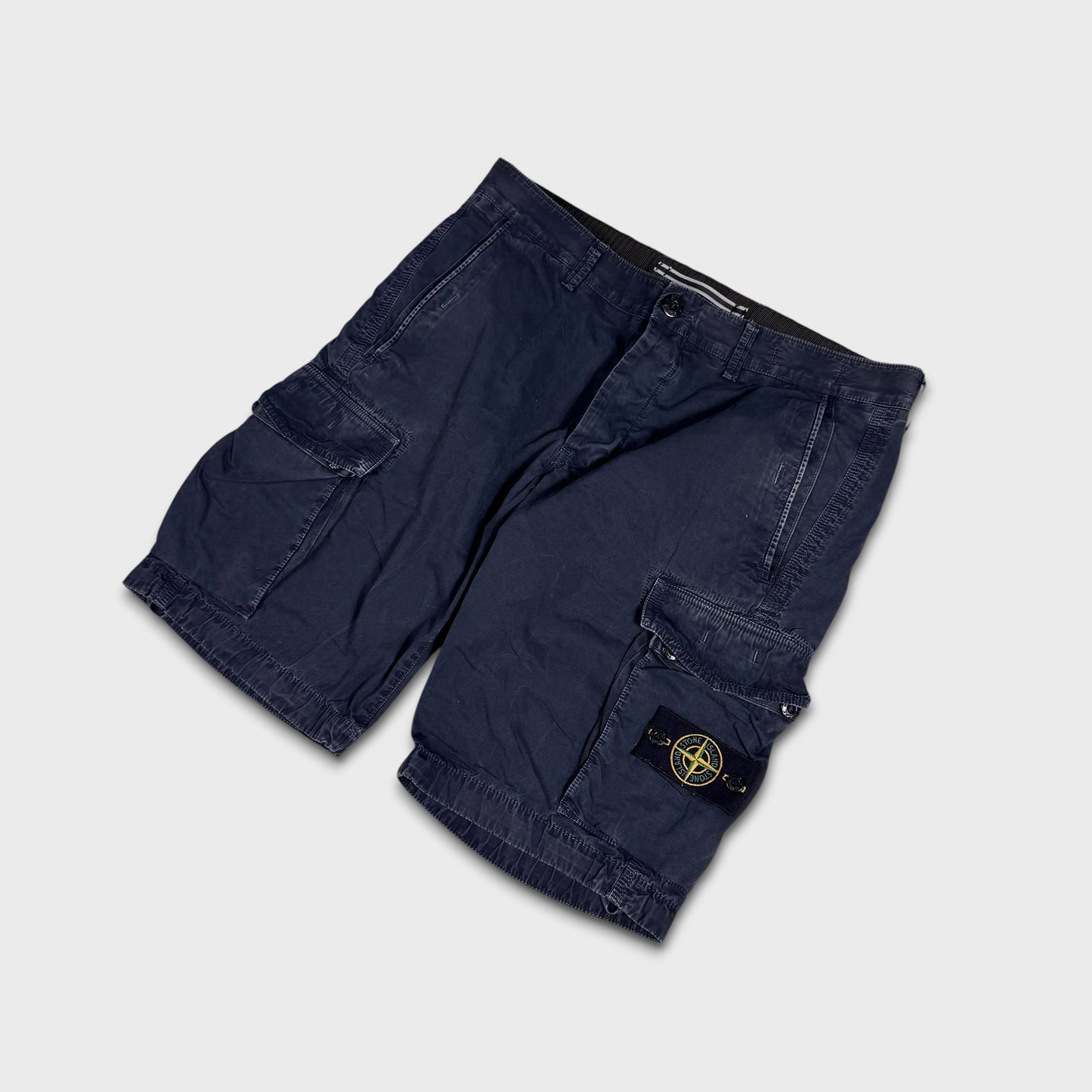 Stone Island Badge Cargo Shorts W34