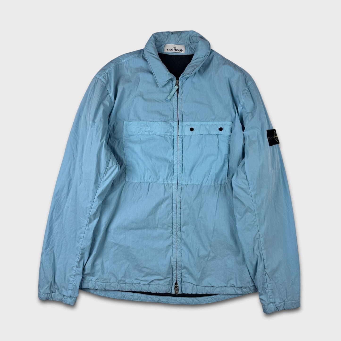 Stone Island Padded Baby Blue Overshirt Jacket XL