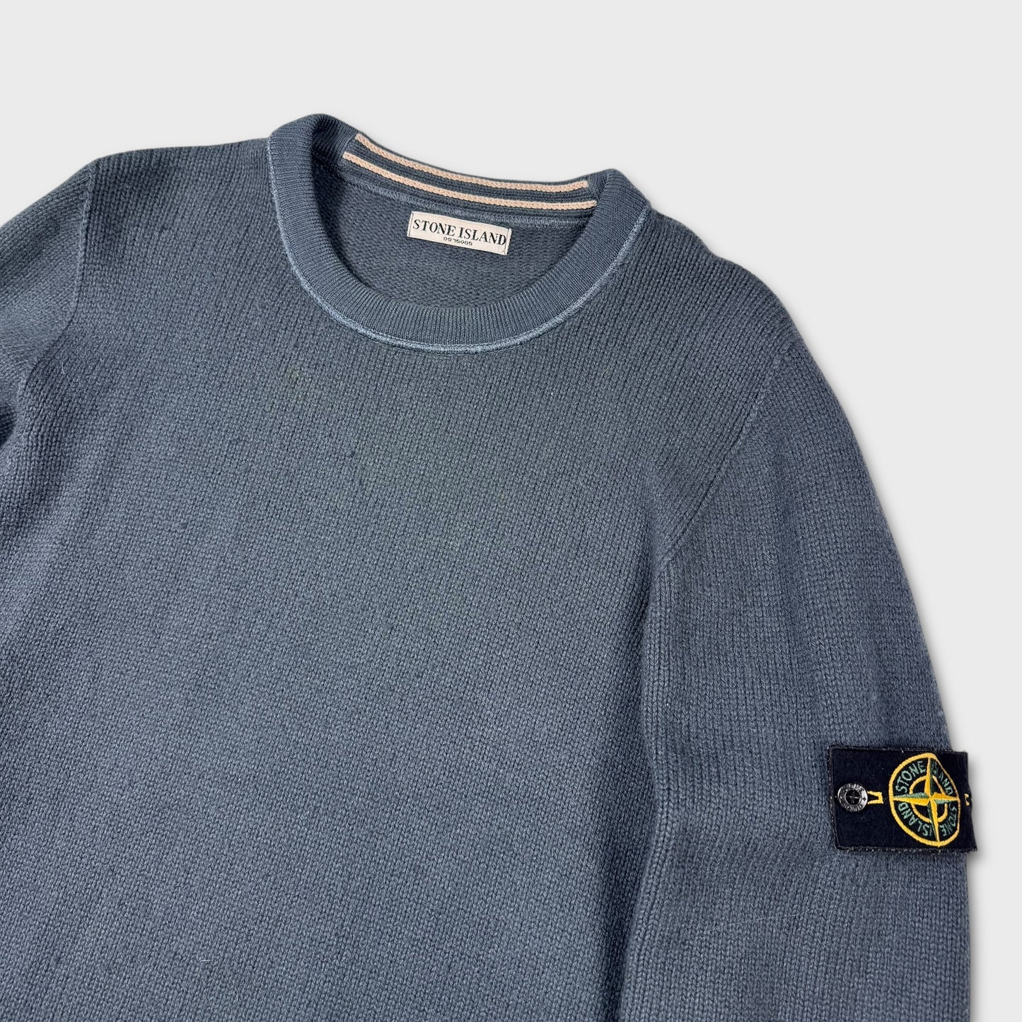 Stone Island 2000’s Avio Blue Knit L