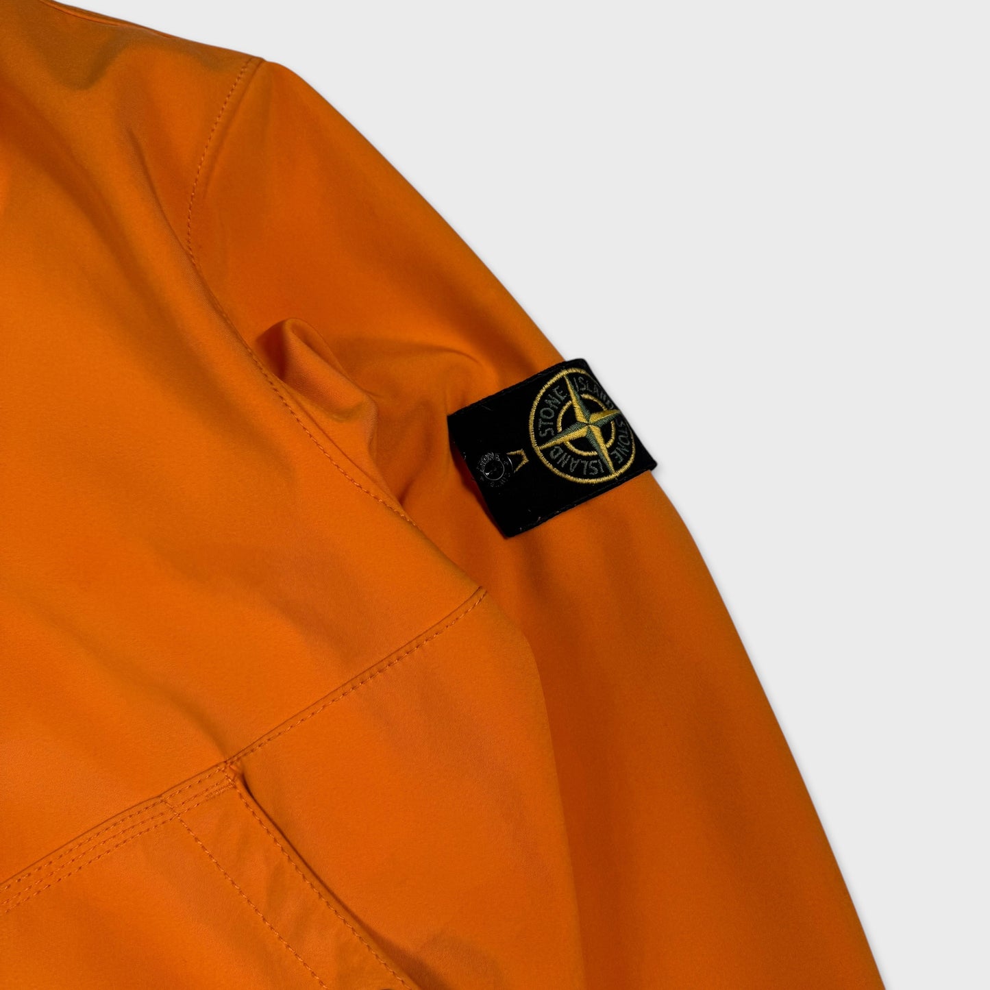 Stone Island Orange Soft Shell-R Jacket M