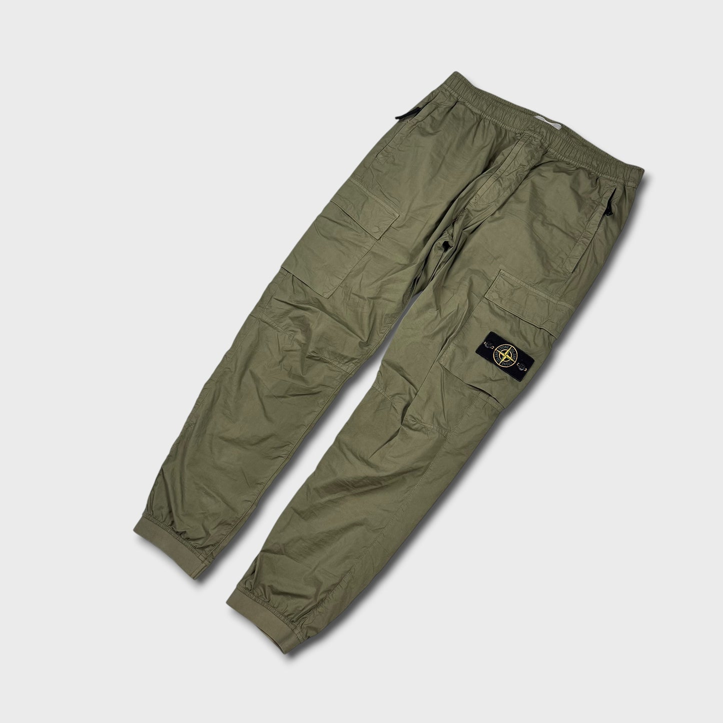 Stone Island Olive Tela Cargo Pants W34