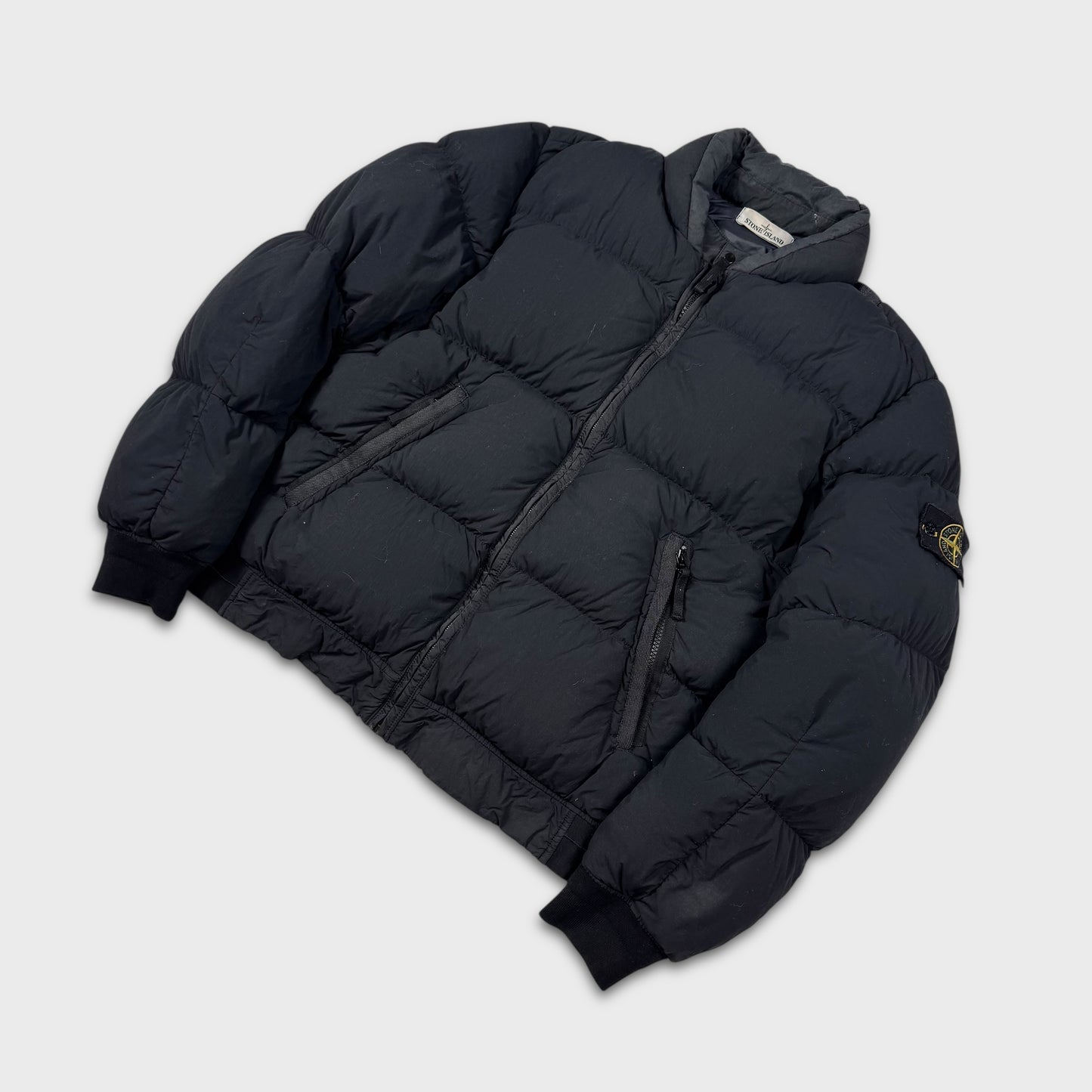 Stone Island Organic Feel Nylon Tela Down Jacket L