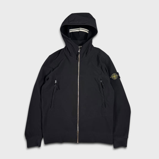 Stone Island Black Soft Shell-R Jacket M