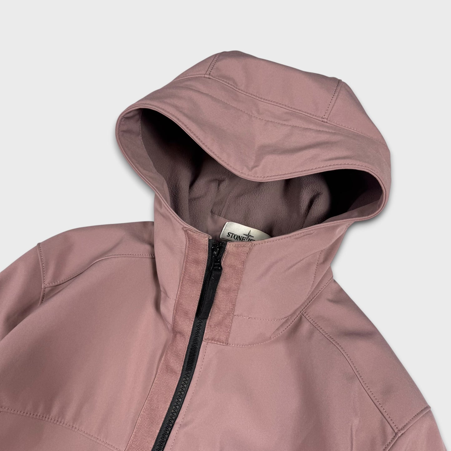 Stone Island Pink Soft Shell-R Jacket L