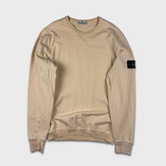 Stone Island Yellow Crewneck Sweatshirt L