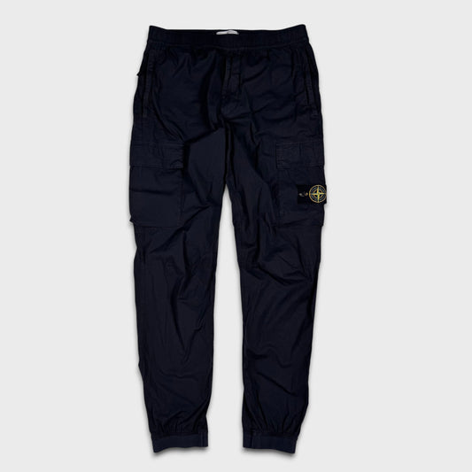 Stone Island Navy Tela Cargo Pants W32